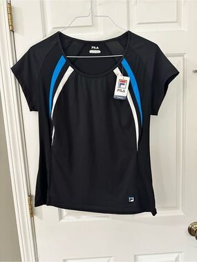 NWT FILA Black Athletic tee